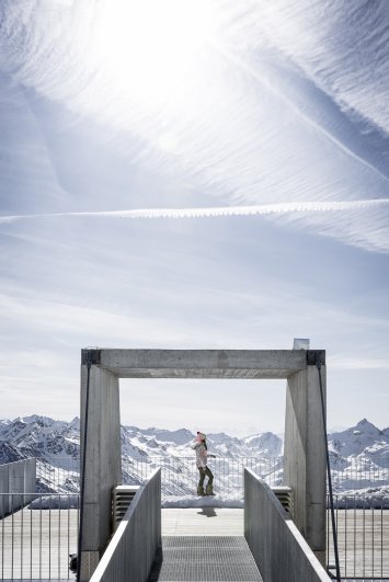 Modern architecture on the Gaislachkogl in Sölden