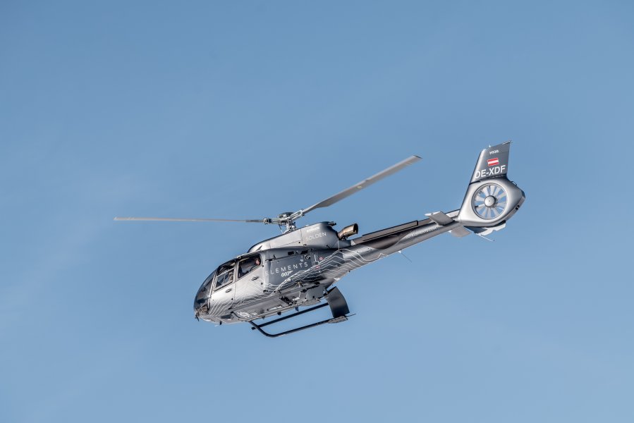 Hubschrauberflug Sölden - James Bond Schauplätze